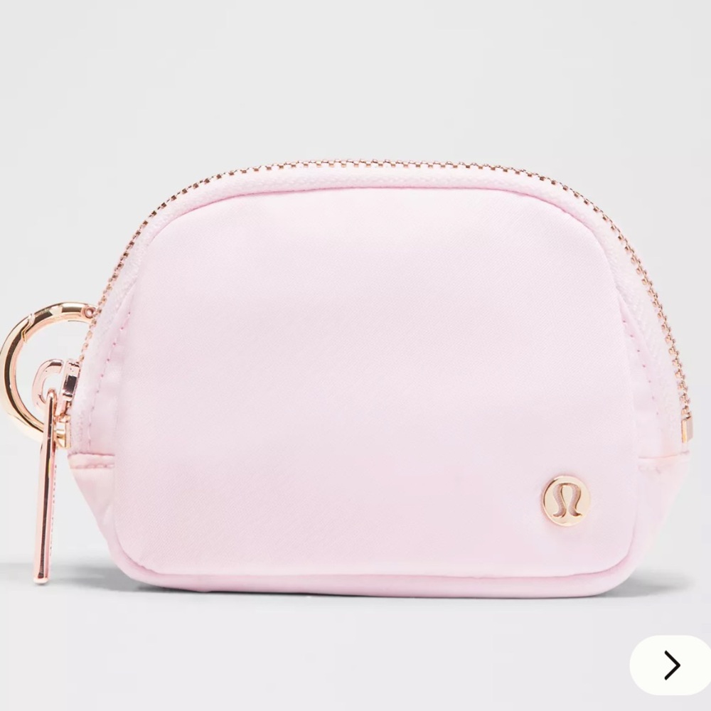 Lululemon Everywhere Belt Bag Nano O/S Pink and gold hardware NWT